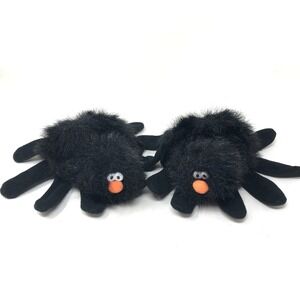 Gibson Greetings VTG Spider Hand Puppet Plush Set of 2 Webster Glove Halloween